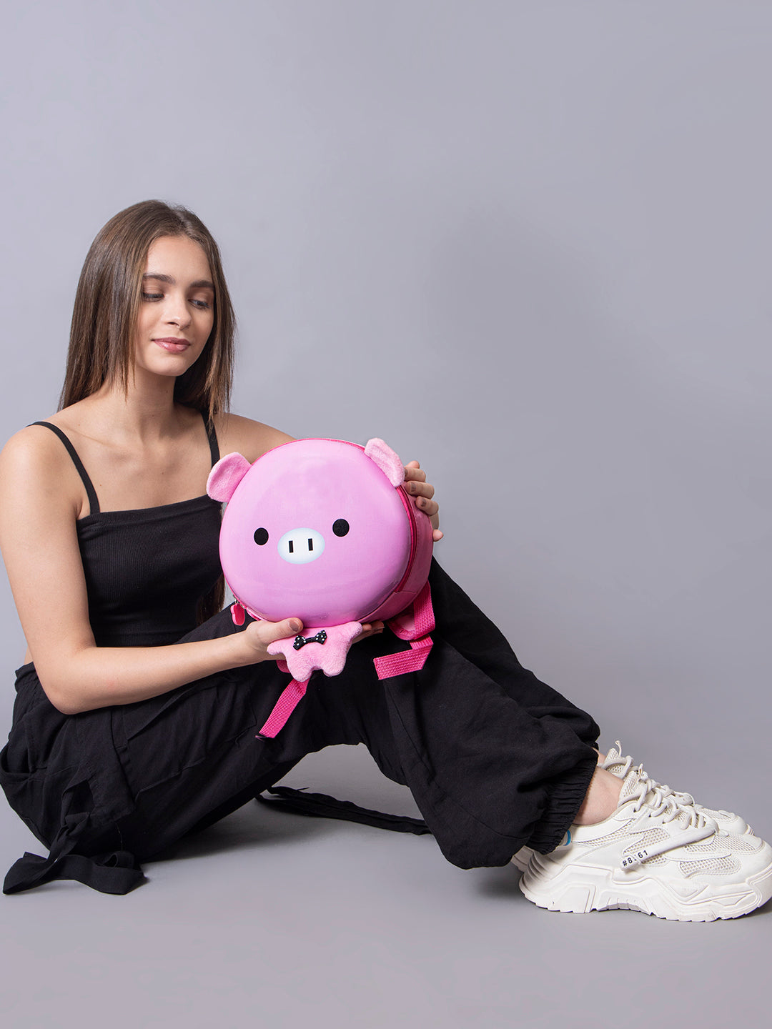 Filauri Charming Piglet Round Backpack