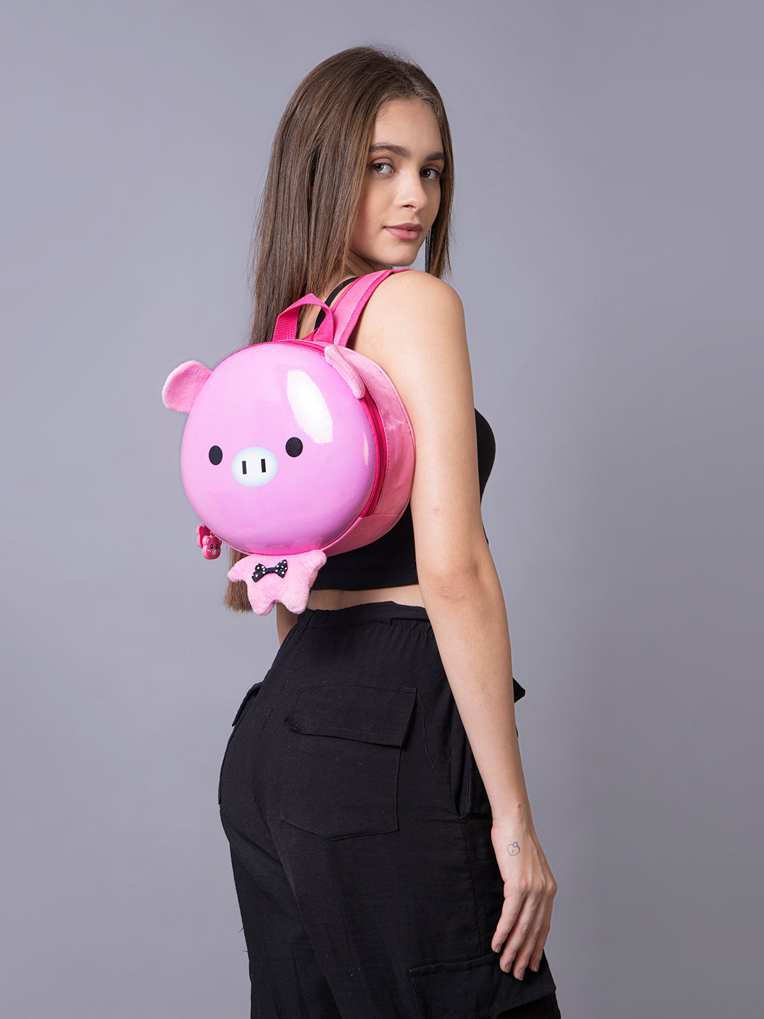 Filauri Charming Piglet Round Backpack