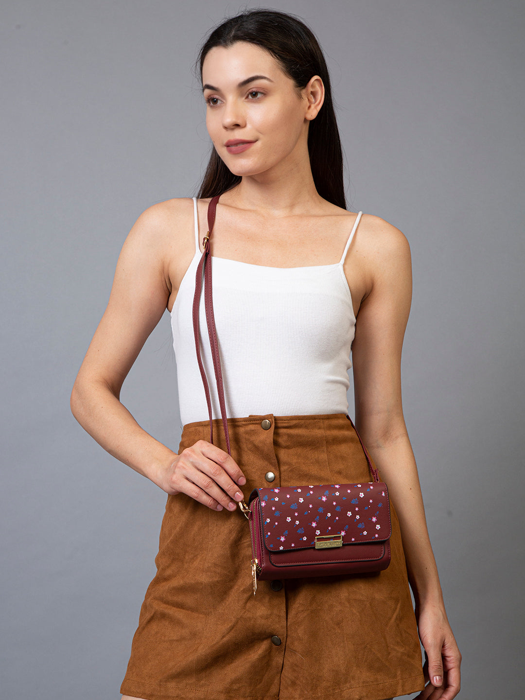 Filauri Floral Elegance Crossbody Bag