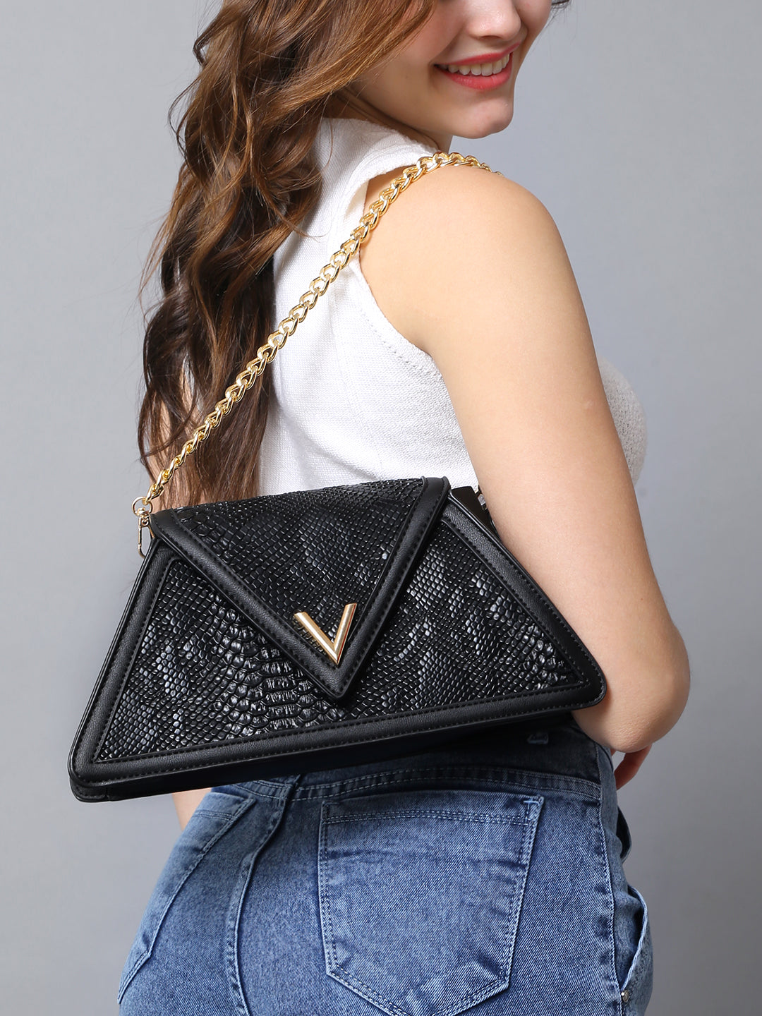 Filauri Triangular Elegance Sling Bag