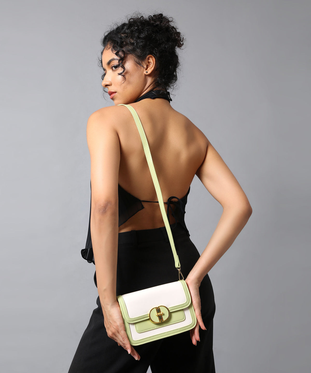 Filauri Filauri Two-Tone Elegance Sling Bag