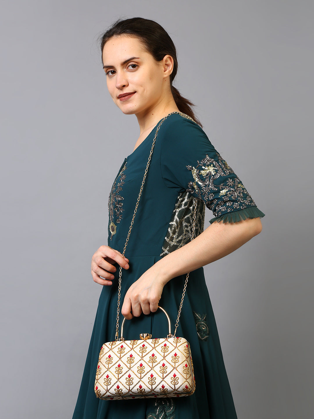 Filauri Ethnic sling Bag Beige