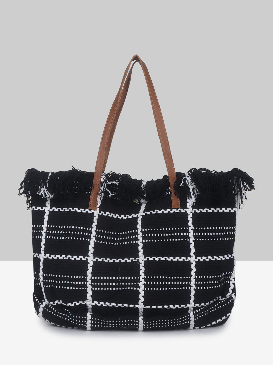 Filauri Fringed Cotton Tote Bag