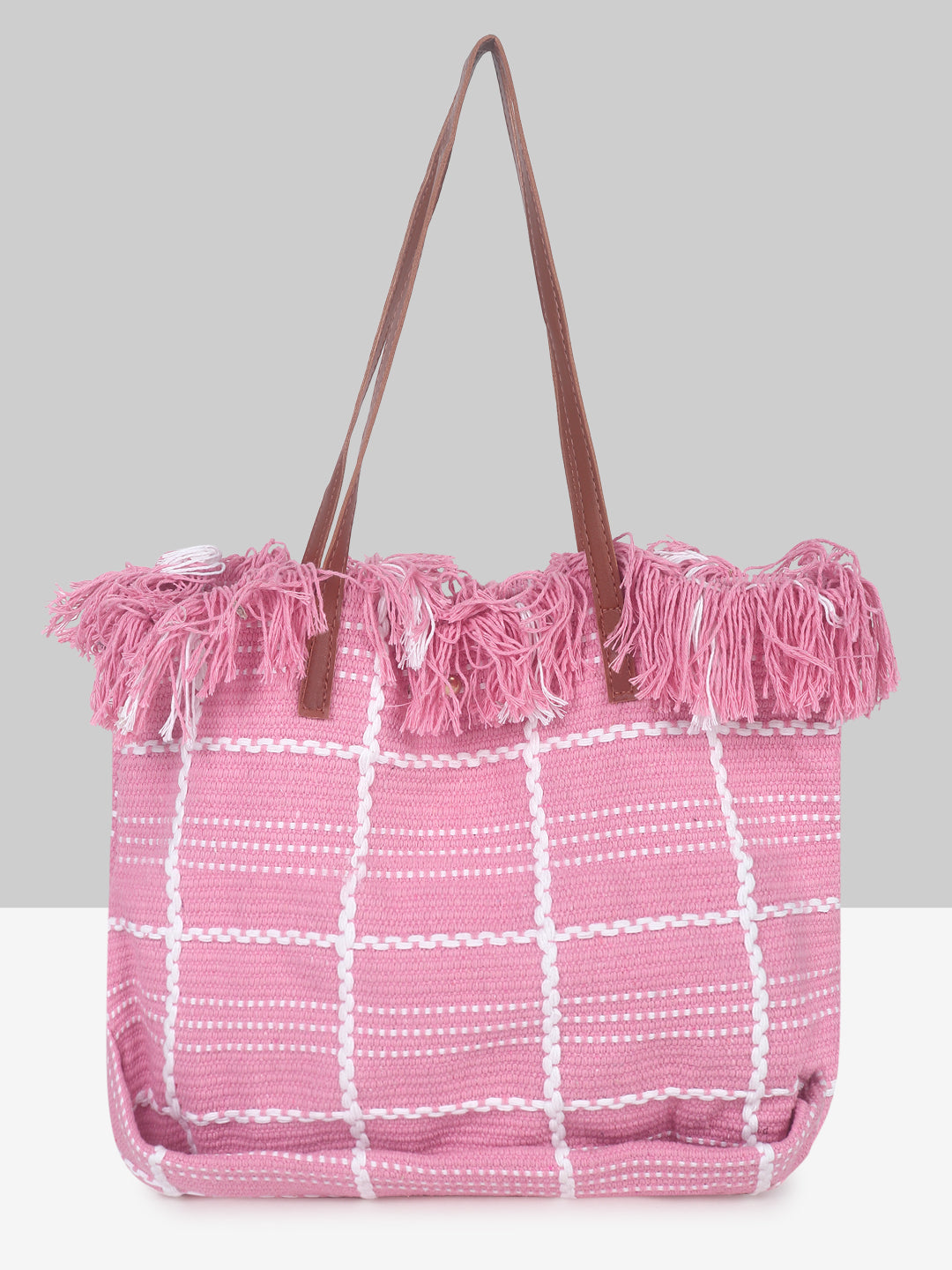 Filauri Fringed Cotton Tote Bag