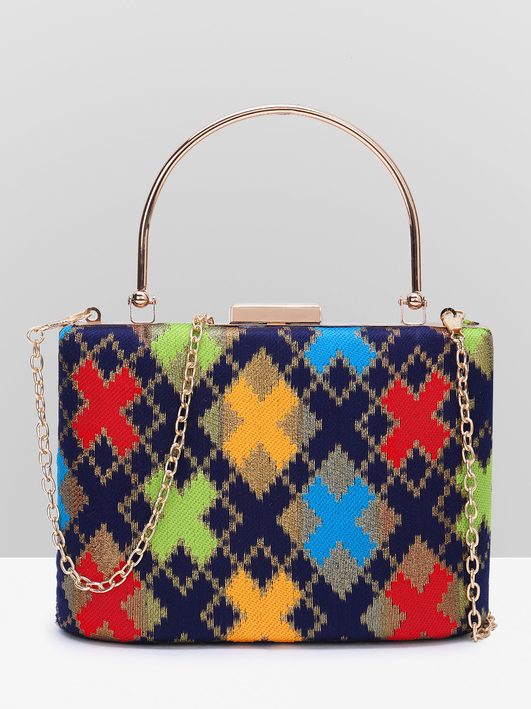 Filauri ColorBurst Embroidered Clutch