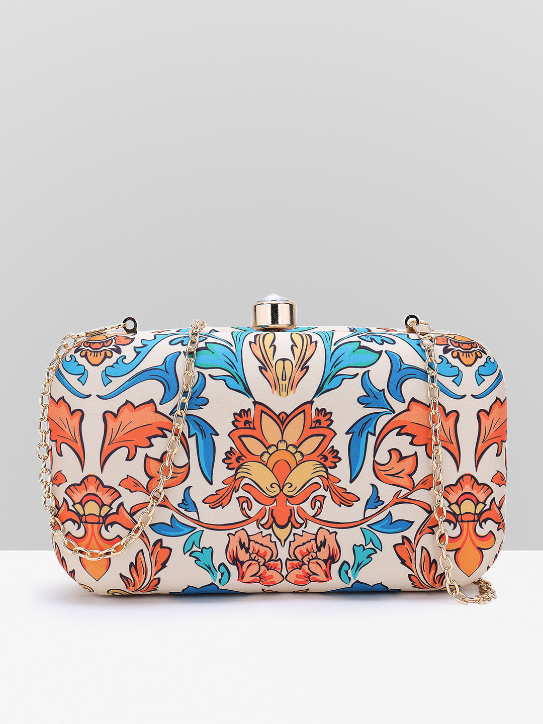 Filauri Floral Fusion Printed Clutch