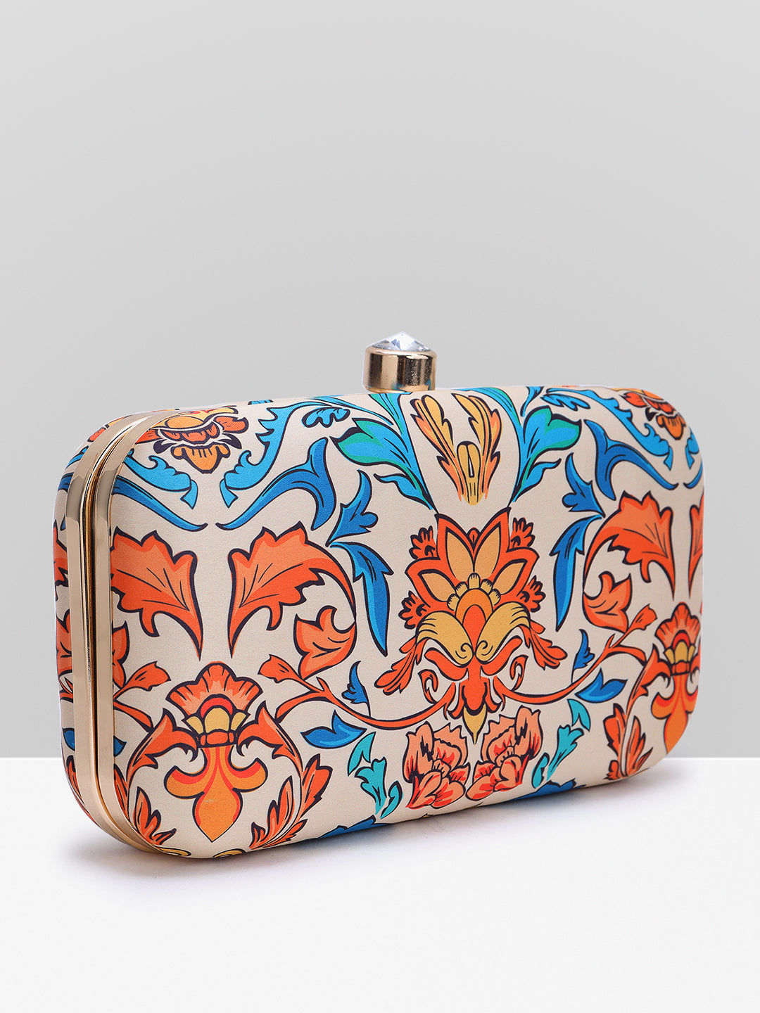 Filauri Floral Fusion Printed Clutch