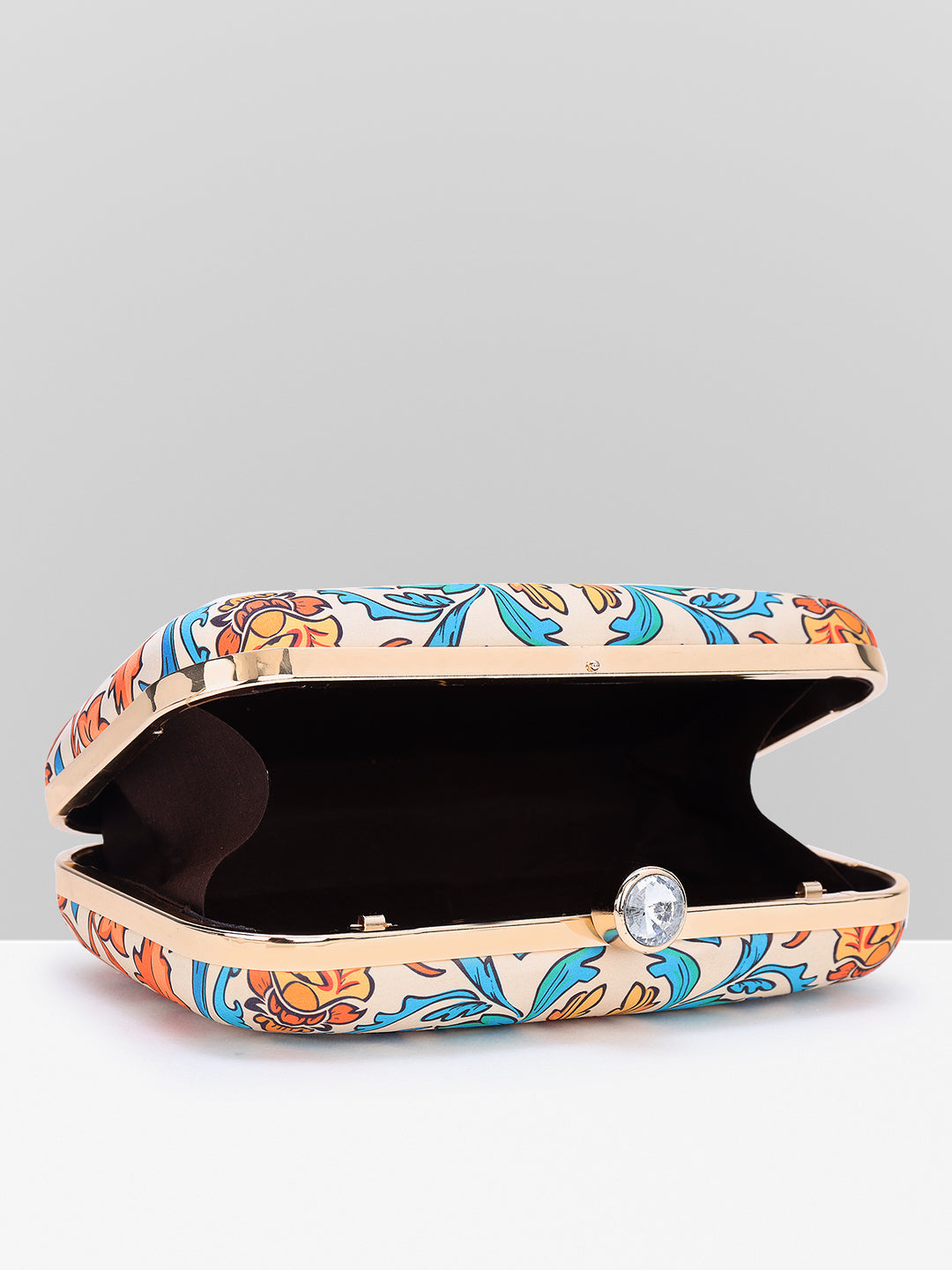 Filauri Floral Fusion Printed Clutch