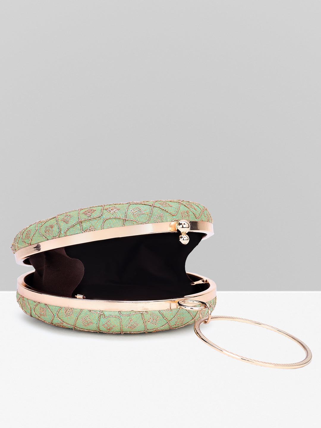 Filauri Filauri Enchanted Circle Embroidered Clutch