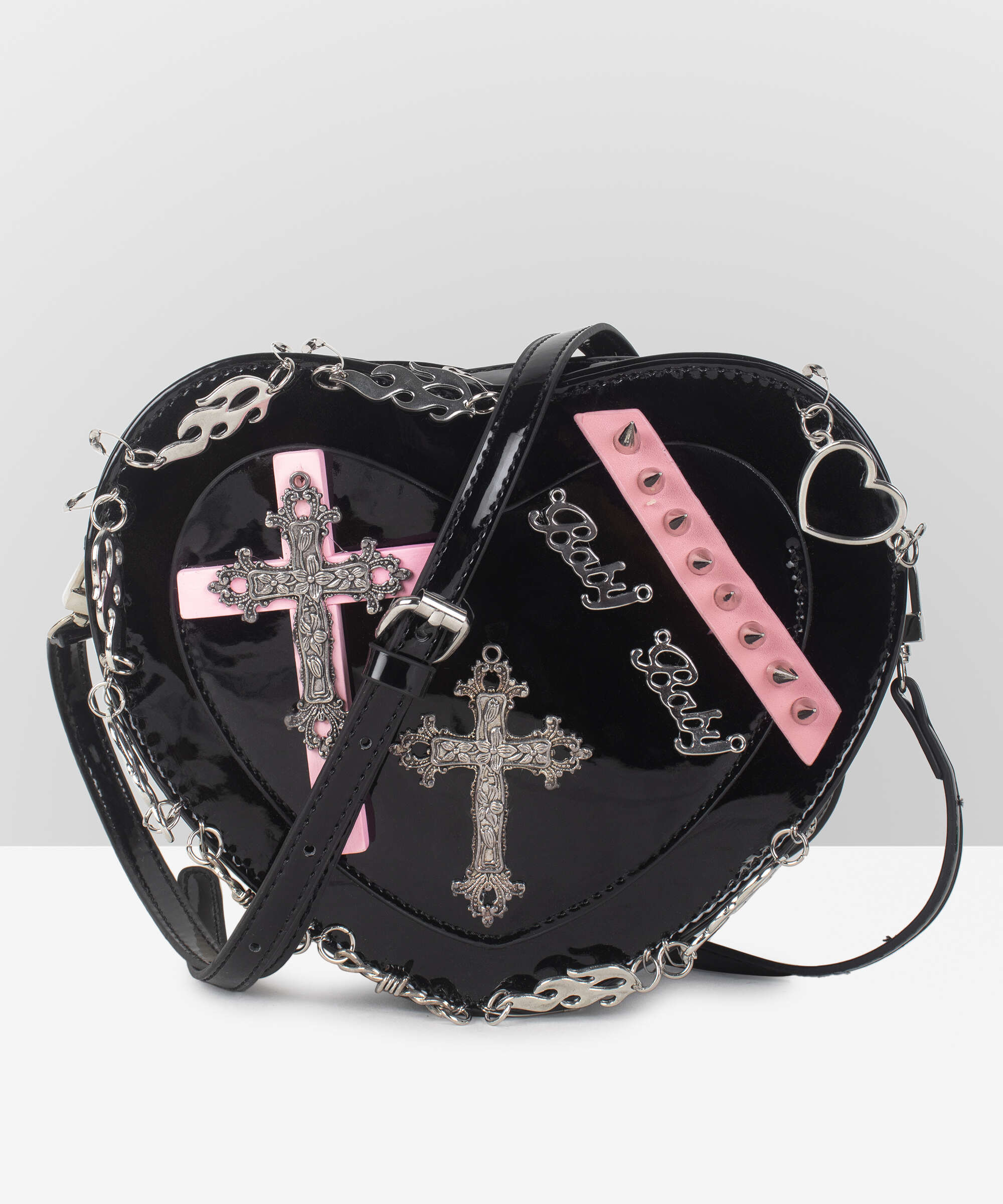 Filauri Rebel Heart Punk Crossbody Bag